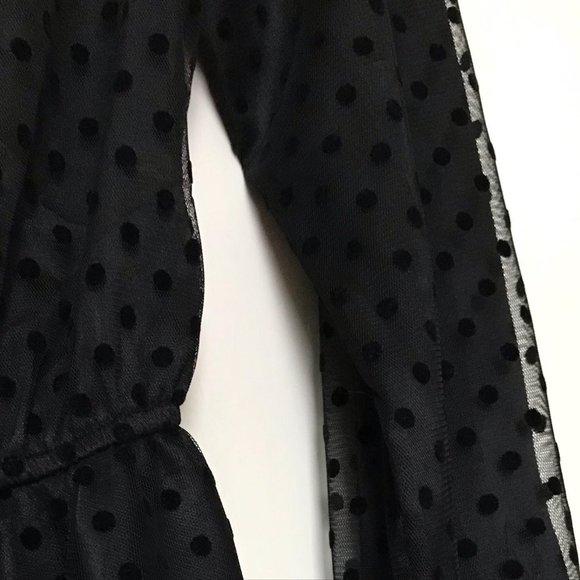 Sheer Polka Dot Top - Picture 3 of 4